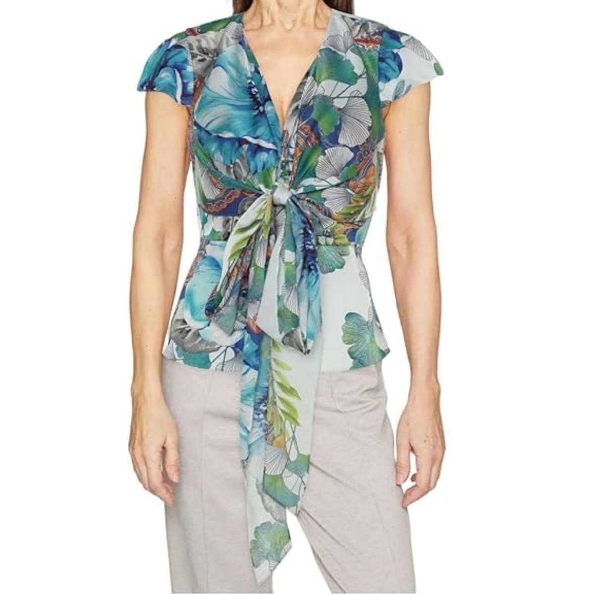 Bluzka damska Guess by Marciano Delyn Top elegancka z wiązaniem-M