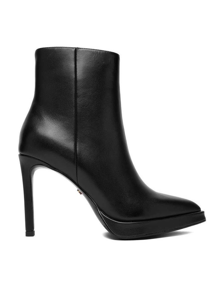 Gino Rossi Botki Damskie Czarny Gino Rossi-EO-LUNA-LT2369A Czarny
