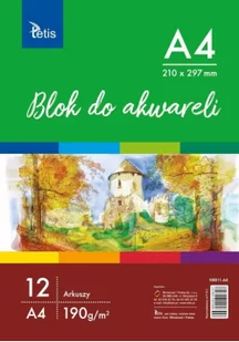 Grand Blok Do Akwareli Tetis A3 420 X 297Mm 12 Arkuszy 5903242100727 - Podobrazia, bloki, papiery - miniaturka - grafika 2