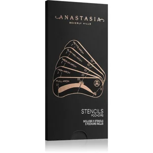 Anastasia Beverly Hills Anastasia Beverly Hills Stencils 5 Stk - Akcesoria i kosmetyki do stylizacji brwi - miniaturka - grafika 1