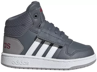 Buty dla dziewczynek - Buty Dziecięce Adidas Hoops Mid Ee6717 Na Rzepy 21 - grafika 1