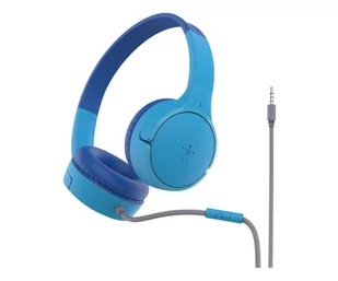 Belkin SoundForm Wired On-Ear Kids niebieskie - Słuchawki - miniaturka - grafika 1