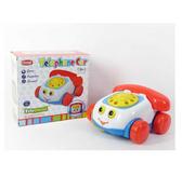 Zabawki interaktywne dla dzieci - ICOM Ciągacz telefonik 20cm z dźwiękiem - miniaturka - grafika 1
