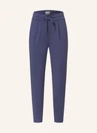 Spodnie damskie - Ichi Spodnie W Stylu Joggingowym Ihkate blau - ICHI - miniaturka - grafika 1