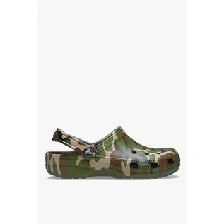 Klapki i japonki damskie - Klapki Crocs classic printed camo clog army green/multi 206454-3tc moro/camo - 36/37 - grafika 1