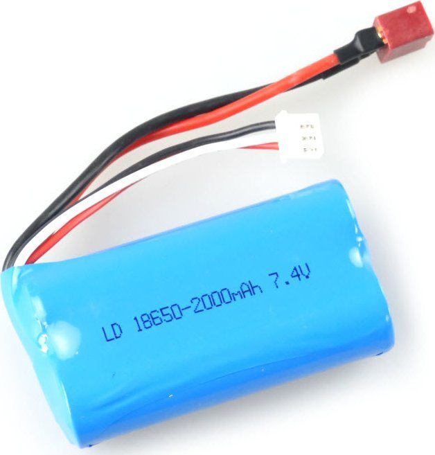 Amewi Akcesoria do akumulatorów LiPo 2S 7,4V 2000mAh T-Stecker 28970
