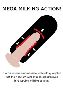 PDX ELITE Maszt urbador con vibración Mega milker RD525 - Pozostałe kosmetyki - miniaturka - grafika 7