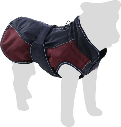 Flamingo EISBERG Płaszcz zimowy Ciemnoniebieski/Bordowy 70CM
