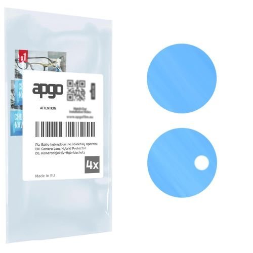 4x szkło hybrydowe na aparat obiektyw kamerę 9H do ZTE Blade V50 5G - apgo hybrid Camera Lens Protector