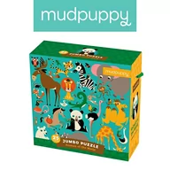 Puzzle - Mudpuppy Puzzle podłogowe Jumbo Zwierzęta Świata 25 elementów 2+ MP35103 MP35103 - miniaturka - grafika 1