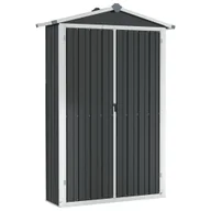 Altany ogrodowe - Szopa ogrodowa, antracyt, 116x45x175 cm, stal galwanizowana - miniaturka - grafika 1