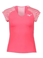 Koszulki sportowe damskie - Mizuno Koszulka sportowa w kolorze różowym - miniaturka - grafika 1