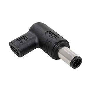 Akyga AK-ND-C07 zmieniacz płci / kabli USB-C 7.4 x 5.0 mm Czarny - Adaptery i przejściówki - miniaturka - grafika 1