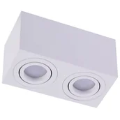 Systemy inteligentnych domów - Azzardo BRANT 2 SQUARE SMART WIFI AZ3724 downlight natynkowy 2x10W/GU10 IP20 2700K-6500K AZZAZ3724 - miniaturka - grafika 1