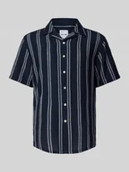 Koszule męskie - Koszula casualowa o kroju regular fit z kołnierzem z połami model ‘TREV’ - miniaturka - grafika 1