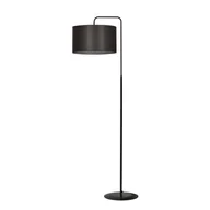 Lampy stojące - Lampa podłogowa stojąca Trapo czarna-wenge 1xE27x15W wym: 150 x 50 x 35 cm tkanina Emibig - miniaturka - grafika 1