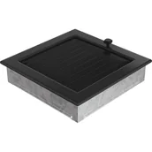 Kratki wentylacyjne - Parkanex kominkowa czarna żaluzja 22x22 wentylacyjna - miniaturka - grafika 1