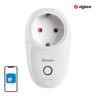 Sonoff Inteligentne Gniazdko ZigBee S26R2ZBTPF S26 (Typ F) - Systemy inteligentnych domów - miniaturka - grafika 1