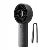 Gadżety USB - Mini wentylator Jisulife Handheld Fan Life4 5000mAh przenośny wiatraczek USB - czarny - miniaturka - grafika 1