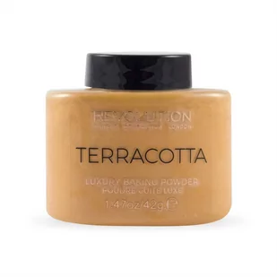 Makeup Revolution Luxury Baking Powder Terracotta 35g 59080-uniw - Pudry do twarzy - miniaturka - grafika 1