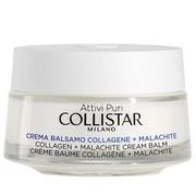 Kremy do twarzy - Collistar PURE ACTIVES KREMOWY BALSAM KOLAGEN I MALACHIT 50 ml - miniaturka - grafika 1