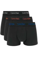 Majtki męskie - Calvin Klein Underwear 3x Bokserki Męskie Czarne TRUNKI, Rozmiar L - miniaturka - grafika 1