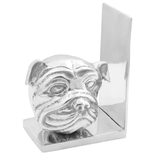 vidaXL Podpórka do książek Zestaw 2 Srebrny Aluminium 8 x 12 x 16,5 cm - Podpórki do książek - miniaturka - grafika 1