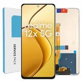 Części serwisowe do telefonów - ORYGINAŁ WYŚWIETLACZ EKRAN LCD DO REALME 12X 5G RMX3997 - miniaturka - grafika 1