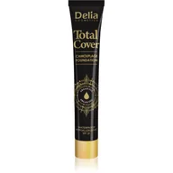Podkłady do twarzy - DELIA Cosmetics Cosmetics Total Cover wodoodporny make-up SPF 20 odcień 52 Ivory 25 g - miniaturka - grafika 1