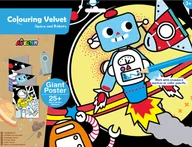 Kolorowanki, wyklejanki - Avenir Aksamitna kolorowanka Kosmos - miniaturka - grafika 1