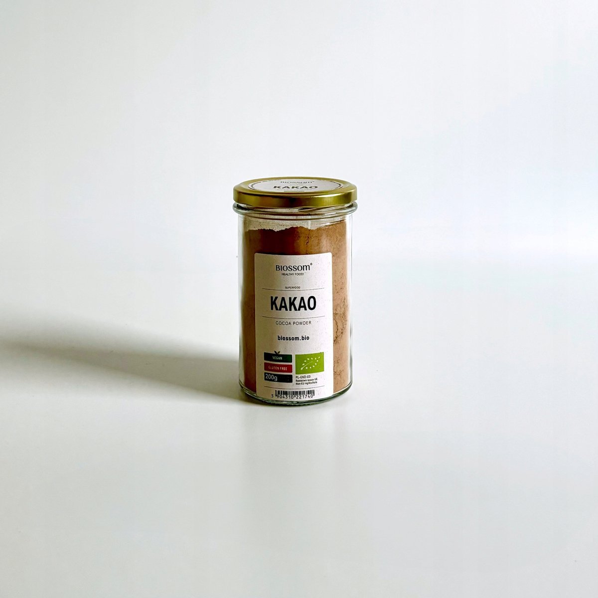Kakao BIO 200g Gorzkie Odtłuszczone w Proszku Ekologiczne Naturalne
