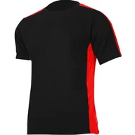 Odzież robocza - LAHTI PRO Koszulka t-shirt 180g/m2, czarno-czerw., "3xl", ce, lahti - miniaturka - grafika 1