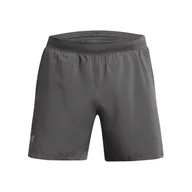 Spodenki męskie - Męskie Spodenki UNDER ARMOUR UA LAUNCH 5'' SHORTS 1382617-025 – Szary - miniaturka - grafika 1