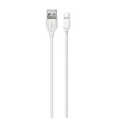 Kable USB - XO Kabel NB103 (USB - microUSB) biały 2,1A 2m - miniaturka - grafika 1