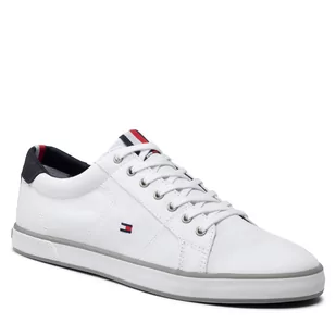 Tommy Hilfiger Tenisówki Harlow 1D FM0FM00596 White 100 - Trampki damskie - miniaturka - grafika 1