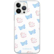 Etui i futerały do telefonów - Etui do Apple IPHONE 14 PRO Kwiaty 043 Babaco Nadruk pełny Biały - miniaturka - grafika 1
