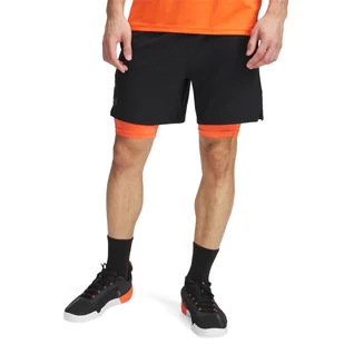 Męskie Spodenki UNDER ARMOUR UA VANISH WOVEN 2IN1 STS 1373764-003 – Czarny - Spodenki męskie - miniaturka - grafika 1