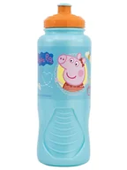 Sztućce dla dzieci - Peppa Pig Bidon "Peppa Pig" w kolorze błękitnym - 430 ml - miniaturka - grafika 1