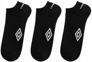 UMBRO SKARPETY STOPKI 3 PARY Roz: 35-38 czarne - Skarpetki męskie - miniaturka - grafika 1