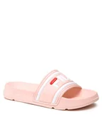 Klapki i japonki damskie - Fila Klapki Morro Bay Slipper Teens FFT0028.40063 Różowy - miniaturka - grafika 1