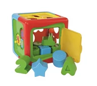 Sortery dla dzieci - Simba ABC Mała Kostka edukacyjna Sorter kształtów 4011647 - miniaturka - grafika 1