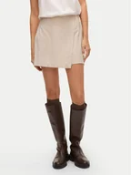 Spodenki damskie - Vero Moda Spódnico-szorty Melina 10332054 Beżowy Loose Fit - miniaturka - grafika 1