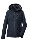 Kurtki damskie - Killtec Damska kurtka softshell / kurtka outdoorowa z odpinanym kapturem KOS 91 WMN SFTSHLL JCKT; granatowa, 46, 39141-000 - miniaturka - grafika 1