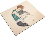 Podkładki pod mysz - Podkładka Siedząca kobieta z podniesionym kolanem Egon Schiele 24x19cm - miniaturka - grafika 1