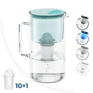 Dzbanki filtrujące - Zestaw: Dzbanek Filtrujący Wessper Aquaclassic Crystalline 2,5 L Zielony + 10× Wkład Filtrujący Wessper Aquaclassic - miniaturka - grafika 1