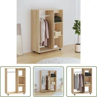 Szafy - The Living Store Szafa dąb sonoma 80x40x110 cm materiał drewnopochodny - miniaturka - grafika 1