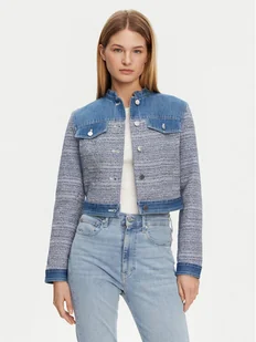 Guess Kurtka jeansowa W5GL23 WH610 Niebieski Regular Fit - Kurtki damskie - miniaturka - grafika 1