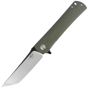 Nóż składany Bestech Kendo Army Green G10, Black / Satin D2 (BG06B-2) - Noże - miniaturka - grafika 1
