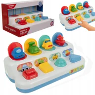 Zabawki interaktywne dla dzieci - Wyskakujące Pojazdy POP-UP - Edukacyjna Zabawka Interaktywna dla Dzieci - miniaturka - grafika 1