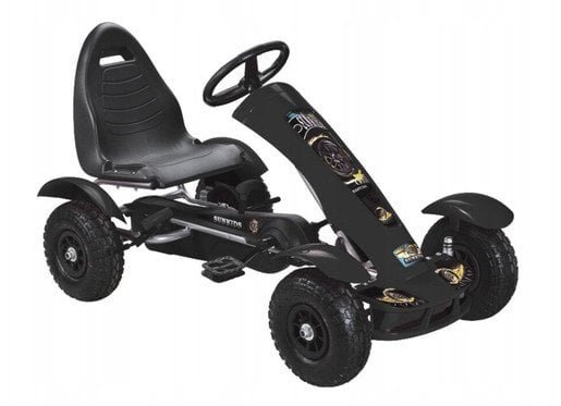 Gokart Na Pedały F618 Czarny